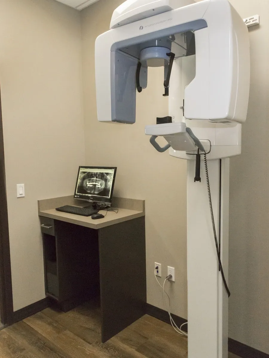 The Planmeca CT scanner at Tindal Prosthodontics.